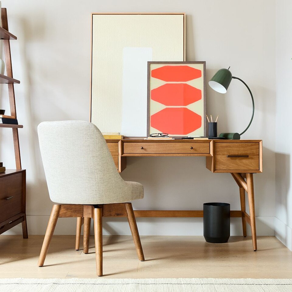Mid-Century Desk (132 cm) - West Elm UK